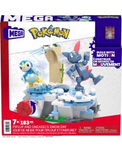Конструктор Mega Pokémon - Снежните приключения на Piplup и Sneasels  -1